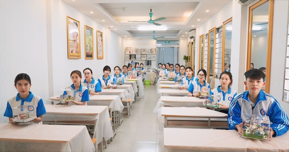 Sinh viên trong kỳ thi tốt nghiệp